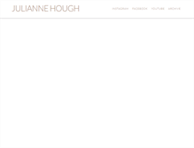 Tablet Screenshot of juliannehough.com